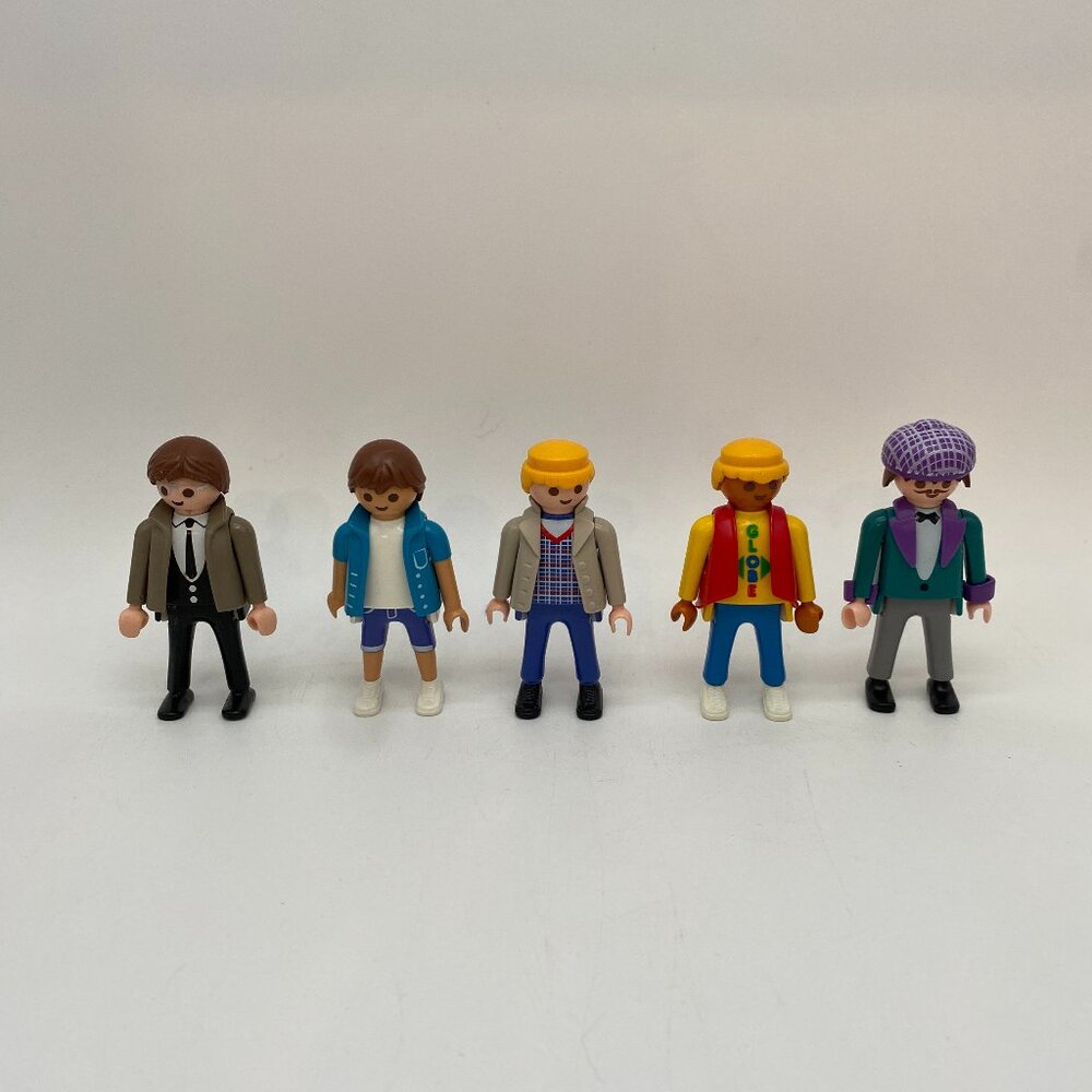 Geobra Playmobil Boys/Men Lot of 5 Figurines